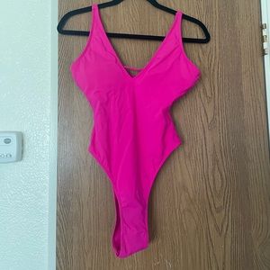 TA3 High-cut Plungey Shape-wear Swimsuit